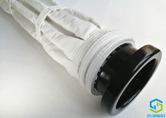 Jaula industrial de la estrella de los bolsos de filtro del poliéster 120m m 110m m