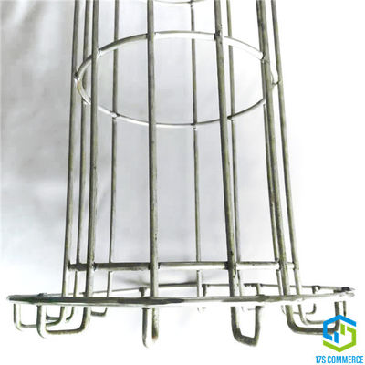 Alambre galvanizado Bent Bottom de la jaula del filtro del colector de polvo del alambre 120m m