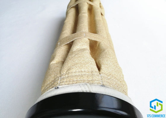 Jaula de la estrella de los bolsos de filtro de Baghouse 130m m Aramid 120m m