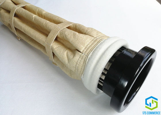 consumo de energía baja del bolso de filtro de Nomex del bolso de filtro de 150m m Aramid