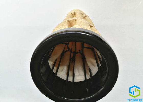 consumo de energía baja del bolso de filtro de Nomex del bolso de filtro de 150m m Aramid