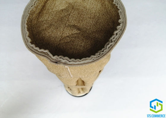 consumo de energía baja del bolso de filtro de Nomex del bolso de filtro de 150m m Aramid