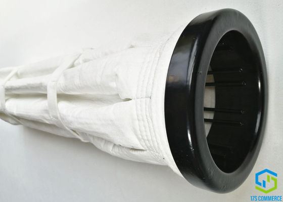 Jaula industrial de la estrella de los bolsos de filtro del poliéster 120m m 110m m