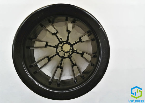 Jaula industrial de la estrella de los bolsos de filtro del poliéster 120m m 110m m