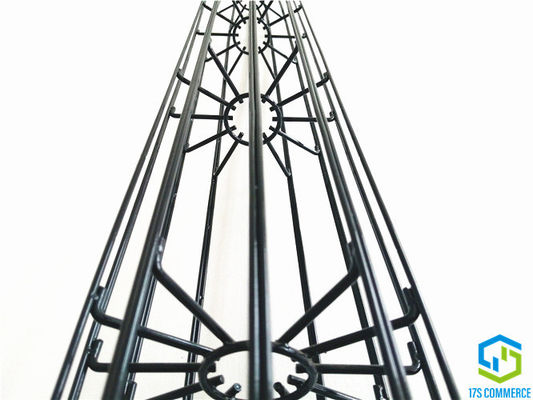 Jaula doble del colector de polvo de la jaula de la araña de los plisados de la jaula 12 del plisado de la capa del silicio de la jaula de la estrella del alambre 110m m
