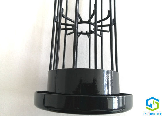 Jaula de acero suave de la casa del bolso de la jaula de la araña de la jaula 138m m del plisado de la capa del silicio de la jaula del filtro de la estrella de la araña del alambre